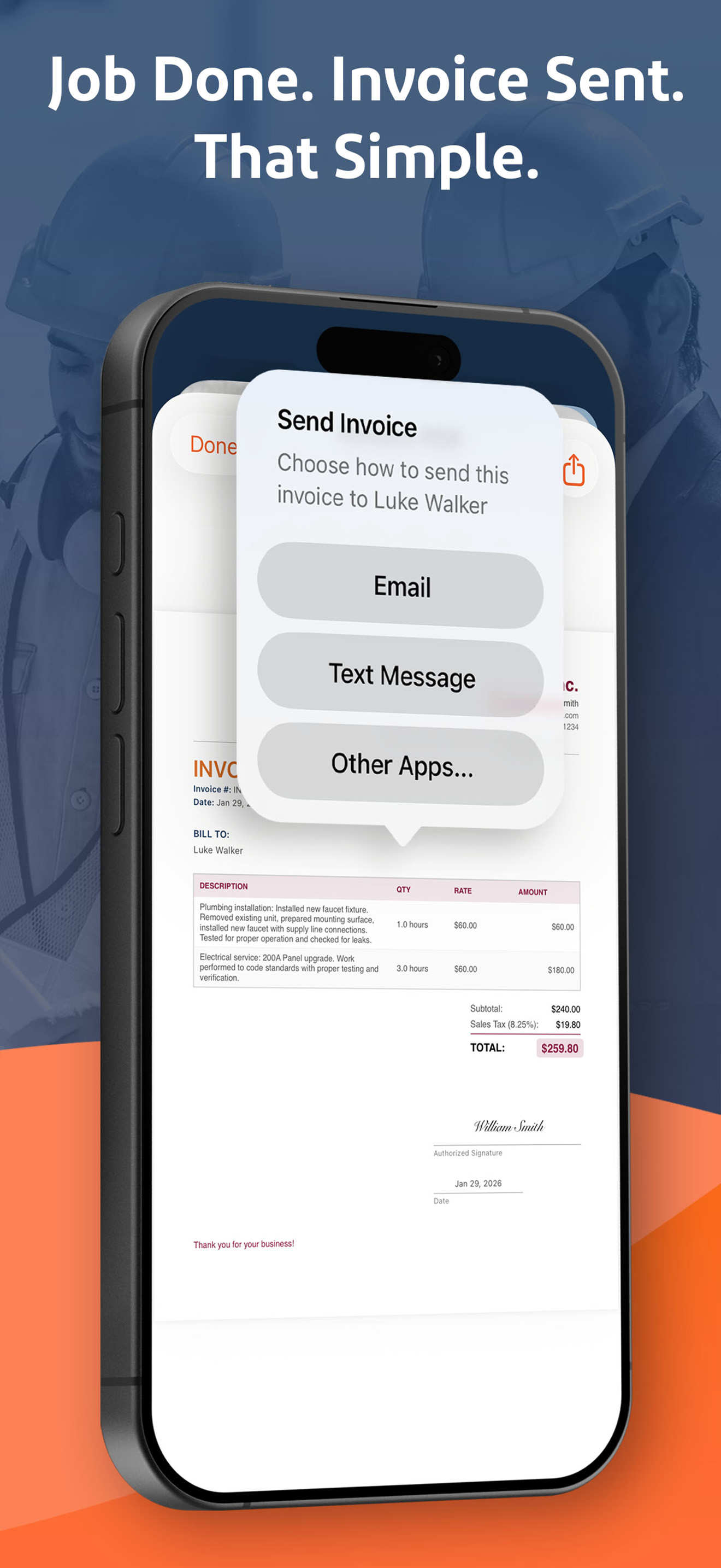 Toolbelt - Send Invoice